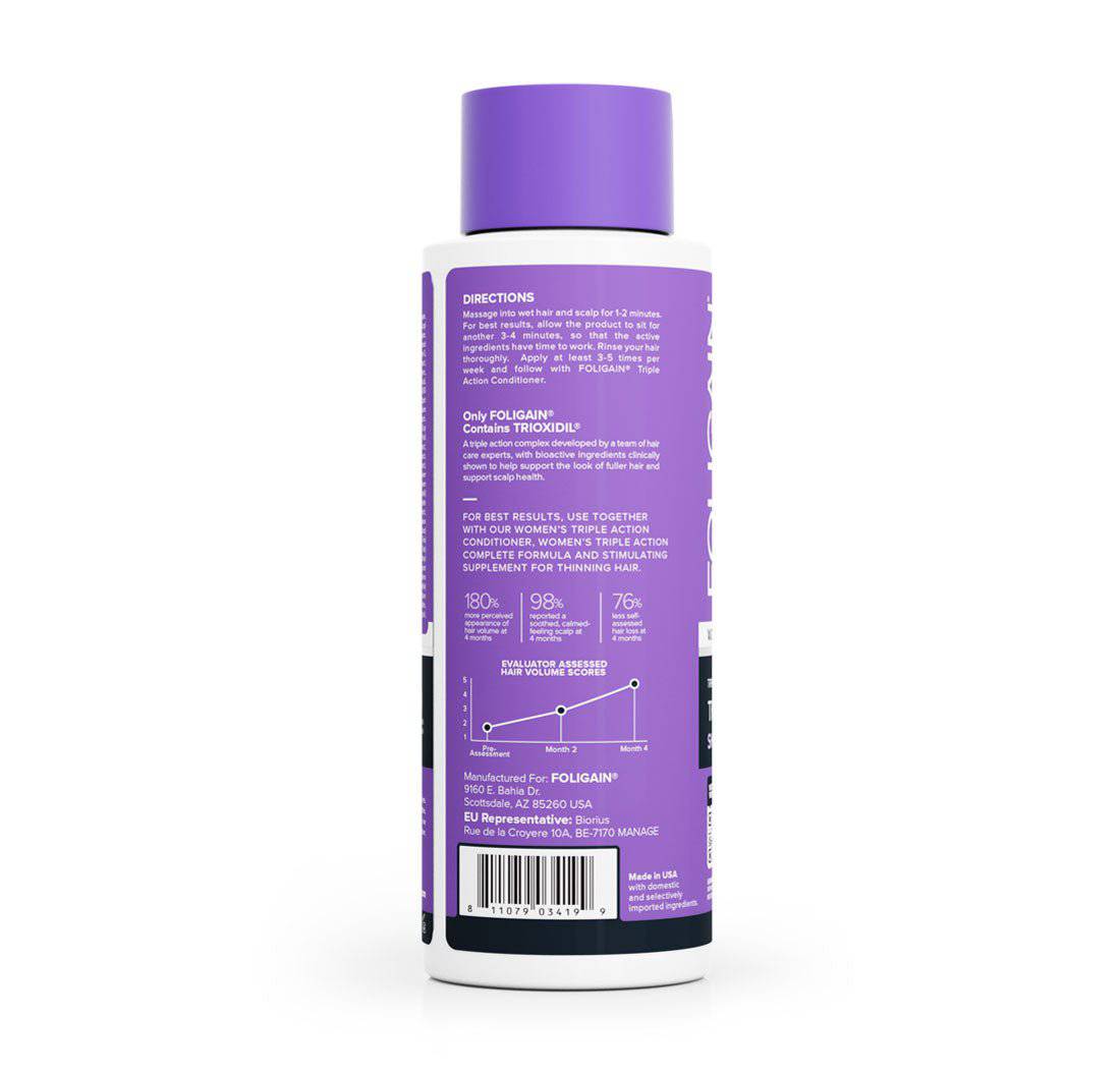 Triple Action Shampoo 2% Trioxidil til kvinder